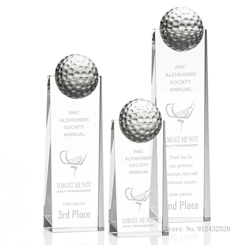 Badminton Cup - Terre personnalisée, trophée de cristal de