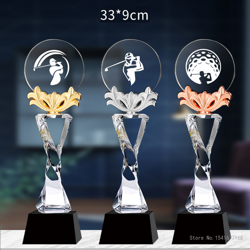 Trophée de golf en cristal per - Badminton Cup avis et prix