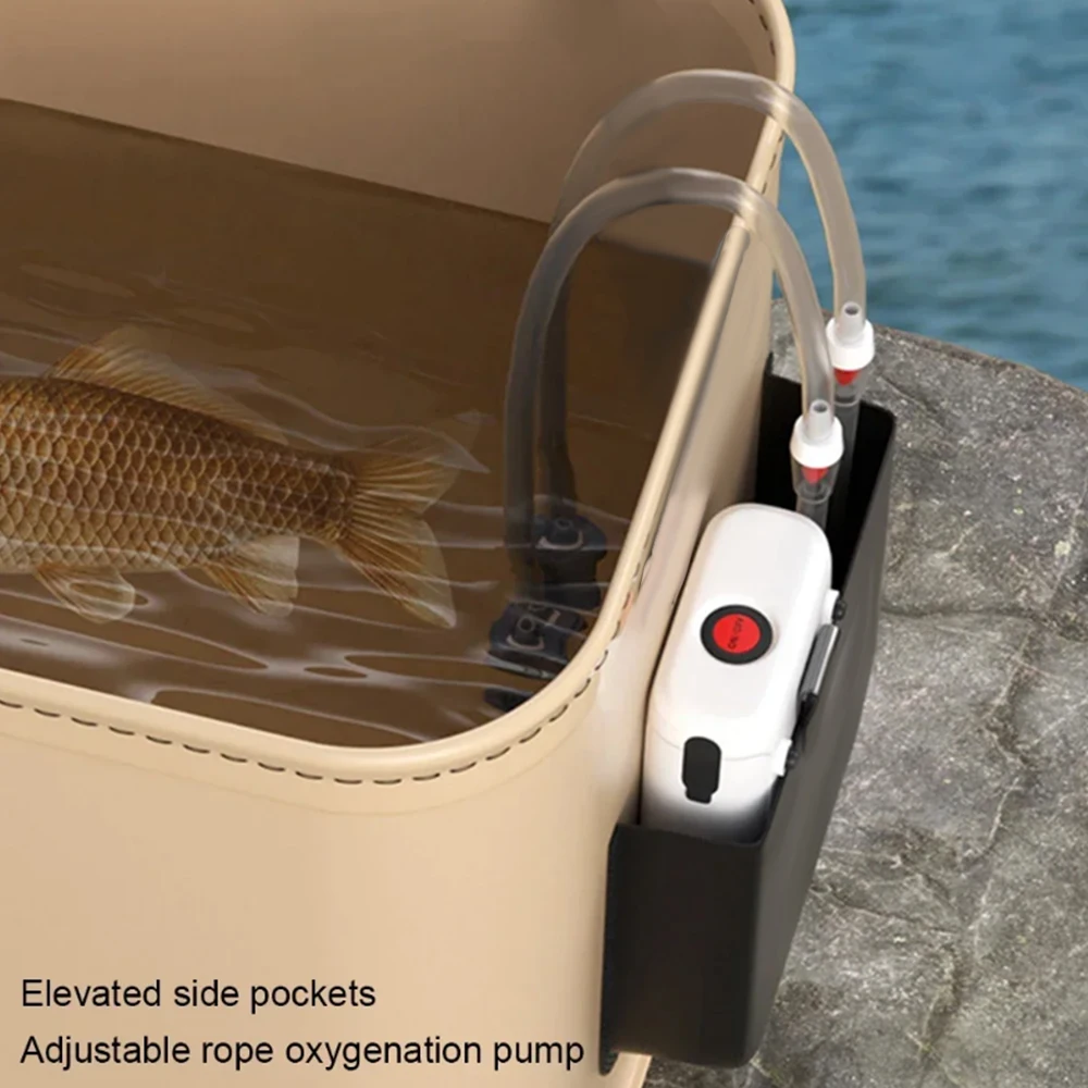 Seau de pêche pliable et porta - Badminton Live avis et prix