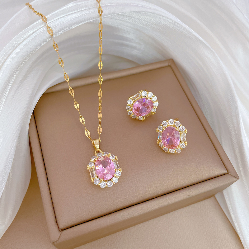 Ensemble collier, boucles d'or - Badminton Victory avis et prix